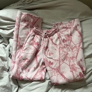Abercrombie & Fitch Pink Camo Sweatpants